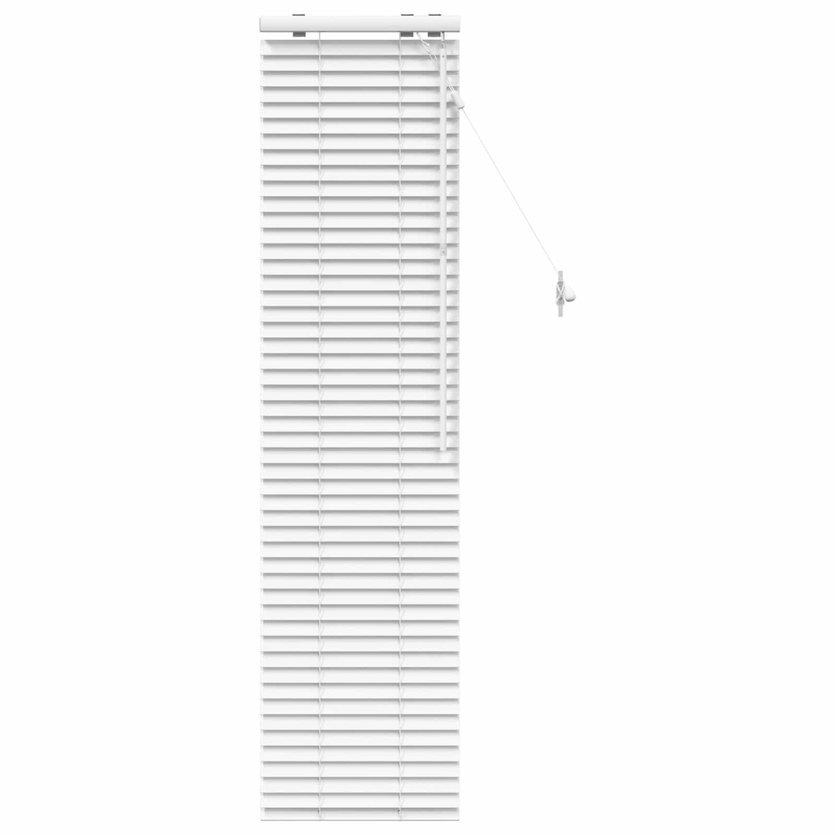 vidaXL Βενετσιάνικη Σκίαση Λευκό 40 x 160 cm 35 mm