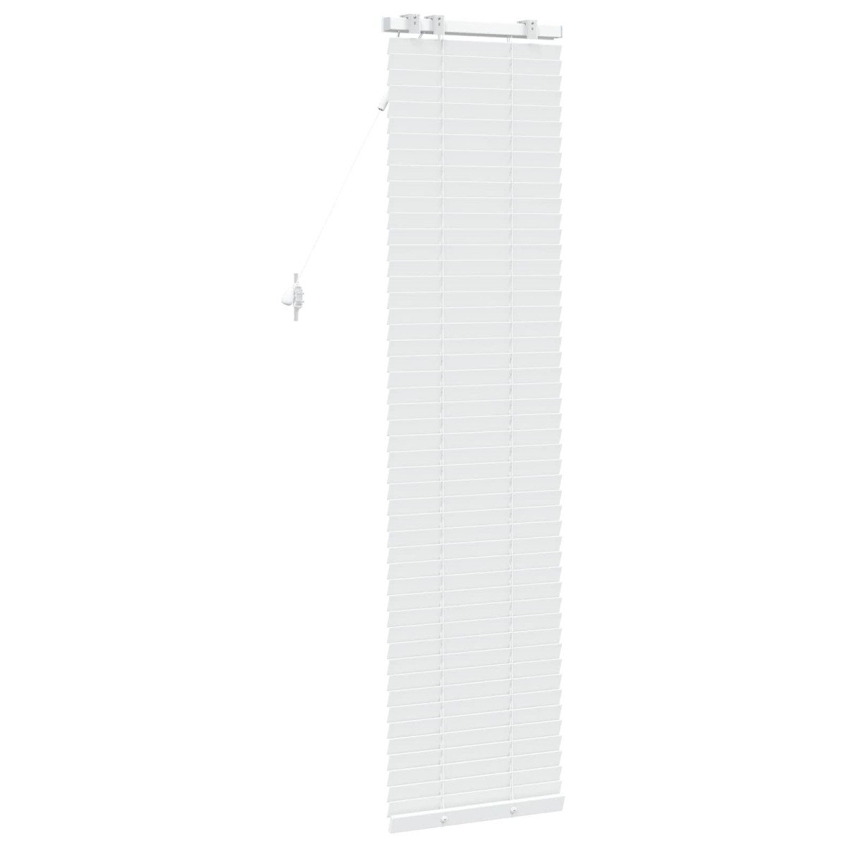 vidaXL Βενετσιάνικη Σκίαση Λευκό 40 x 160 cm 35 mm
