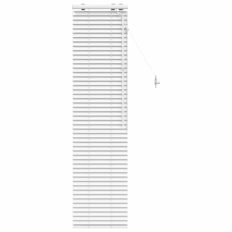 vidaXL Βενετσιάνικη Σκίαση Λευκό 45 x 160 εκ. 35 mm