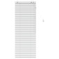 vidaXL Βενετσιάνικη Σκίαση Λευκό 55 x 160 εκ. 35 mm