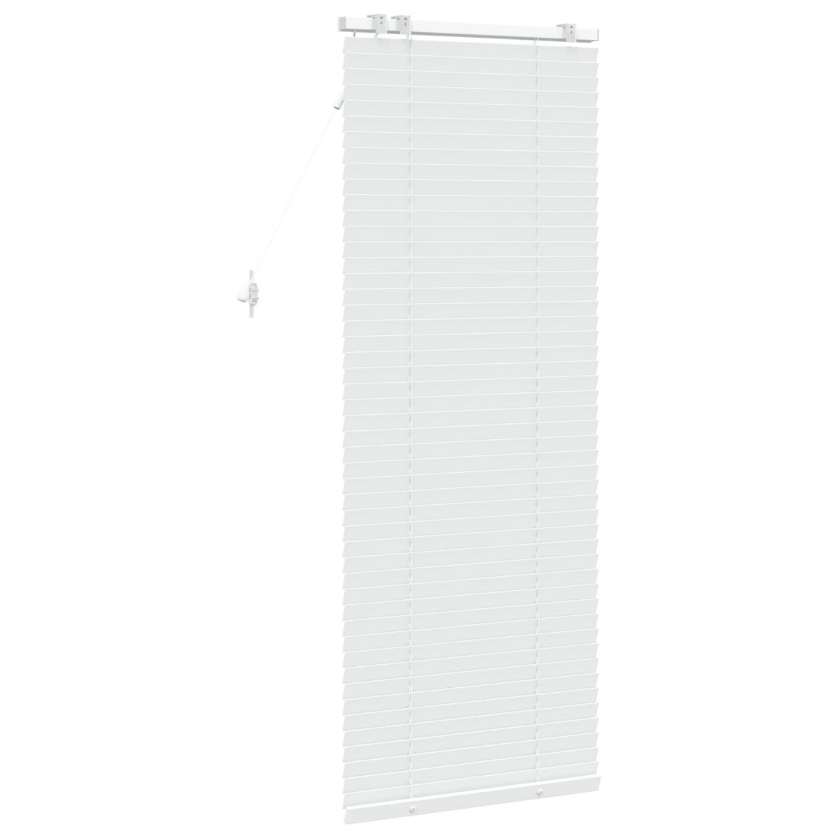vidaXL Βενετσιάνικη Σκίαση Λευκό 60 x 160 εκ. 35 mm