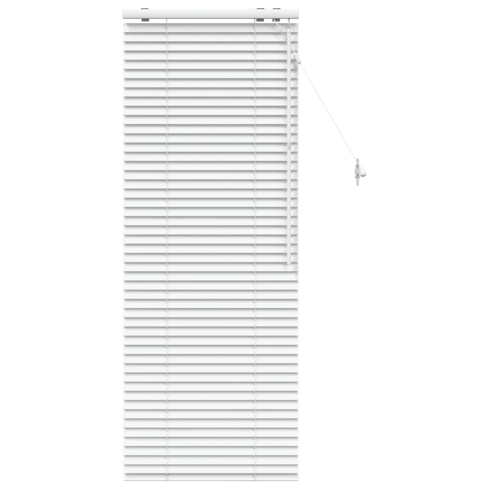 vidaXL Βενετσιάνικη Σκίαση Λευκό 65 x 160 εκ. 35 mm
