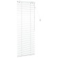 vidaXL Βενετσιάνικη Σκίαση Λευκό 65 x 160 εκ. 35 mm