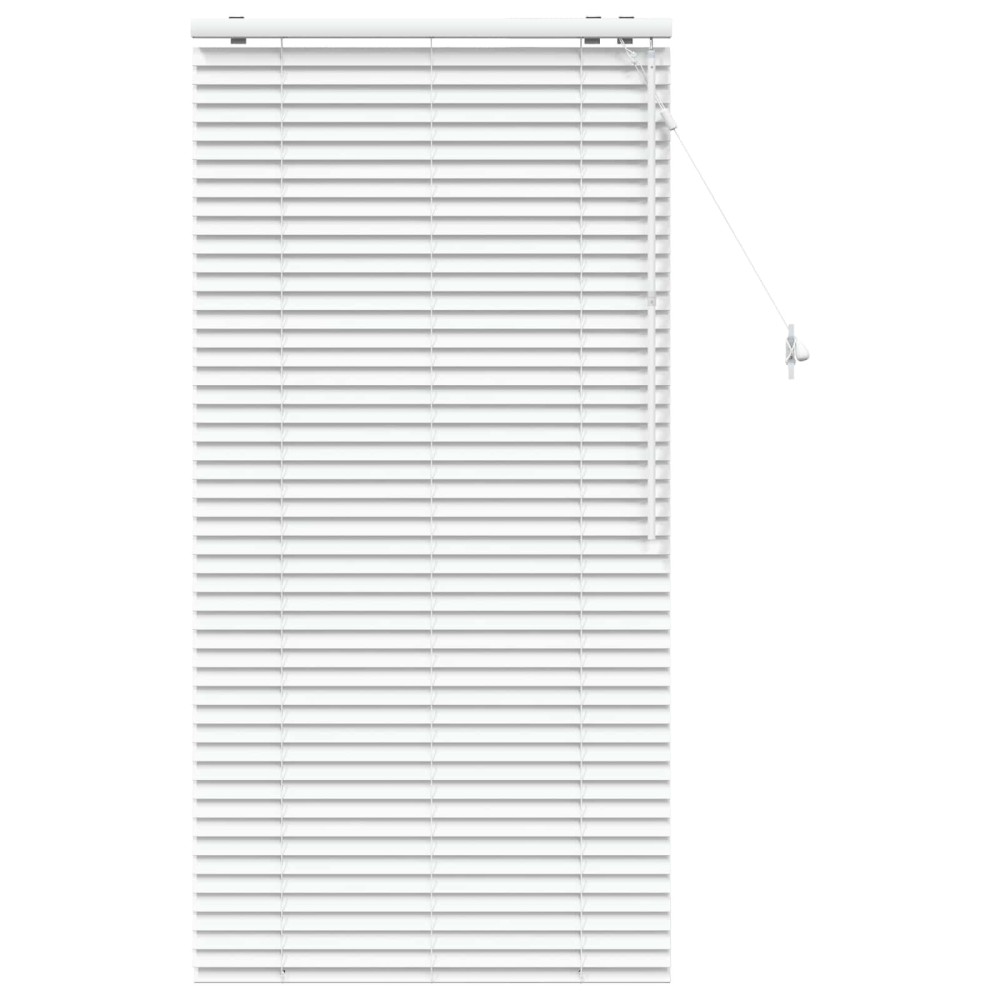 vidaXL Βενετσιάνικη Σκίαση Λευκό 75 x 160 εκ. 35 mm