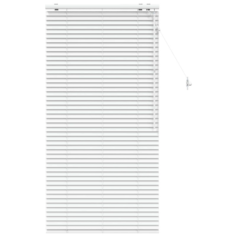 vidaXL Βενετσιάνικη Σκίαση Λευκό 75 x 160 εκ. 35 mm