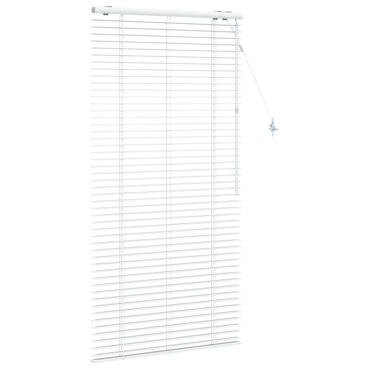 vidaXL Βενετσιάνικη Σκίαση Λευκό 75 x 160 εκ. 35 mm