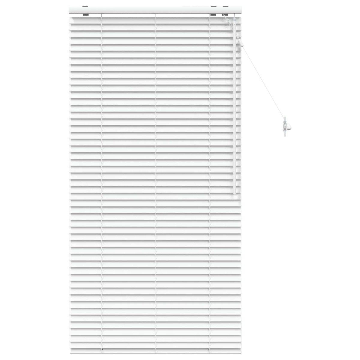 vidaXL Βενετσιάνικη Σκίαση Λευκό 85 x 160 εκ. 35 mm