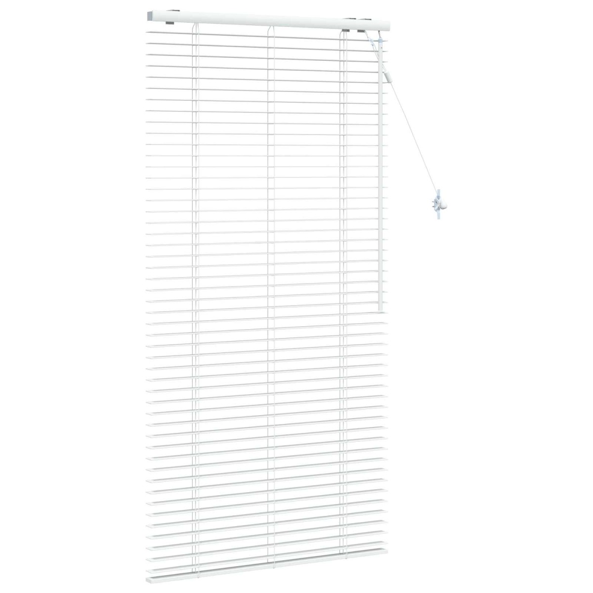 vidaXL Βενετσιάνικη Σκίαση Λευκό 90 x 160 εκ. 35 mm