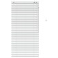 vidaXL Βενετσιάνικη Σκίαση Λευκό 95 x 160 εκ. 35 mm