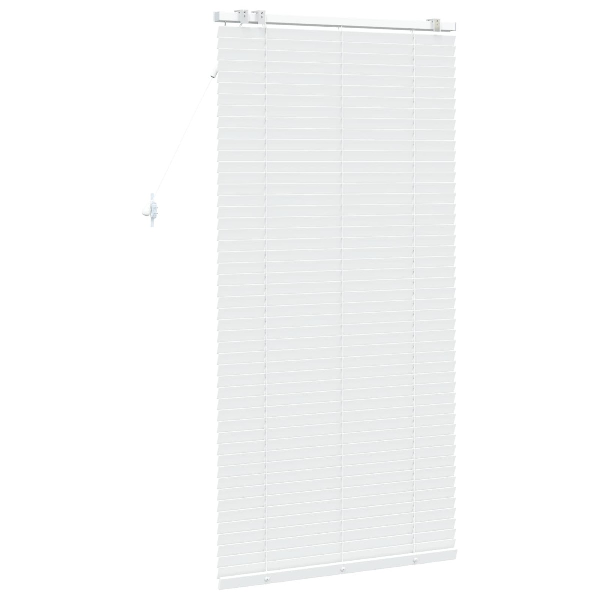 vidaXL Βενετσιάνικη Σκίαση Λευκό 95 x 160 εκ. 35 mm