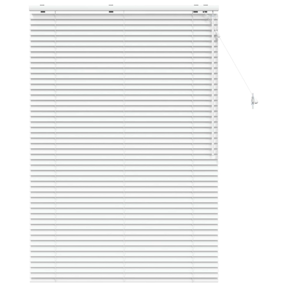 vidaXL Βενετσιάνικη Σκίαση Λευκό 105 x 160 εκ 35 mm