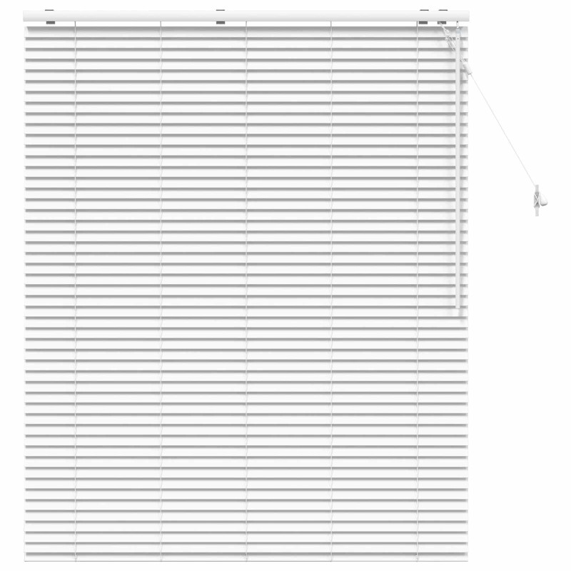 vidaXL Βενετσιάνικη Σκίαση Λευκό 135 x 160 εκ. 35 mm