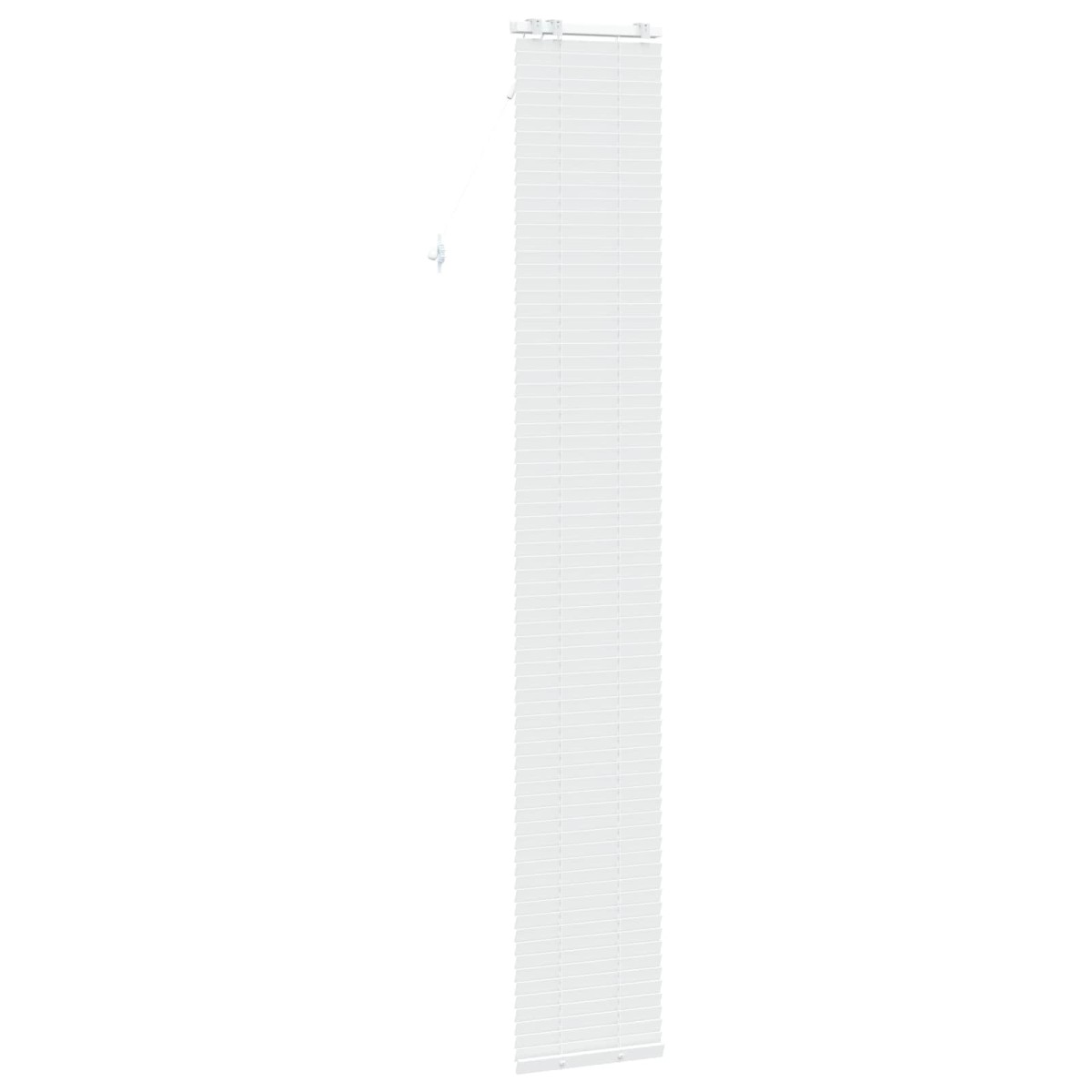 vidaXL Βενετσιάνικη Σκίαση Λευκό 50 x 250 εκ. 35 mm