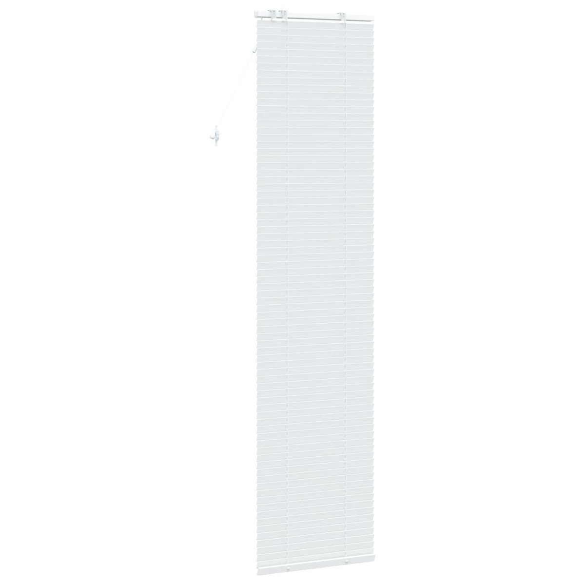vidaXL Βενετσιάνικη Σκίαση Λευκό 55 x 250 εκ. 35 mm