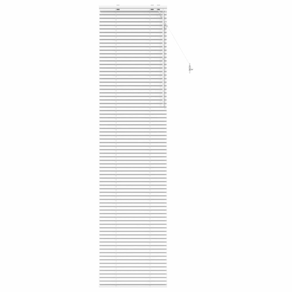 vidaXL Βενετσιάνικη Σκίαση Λευκό 60 x 250 εκ. 35 mm