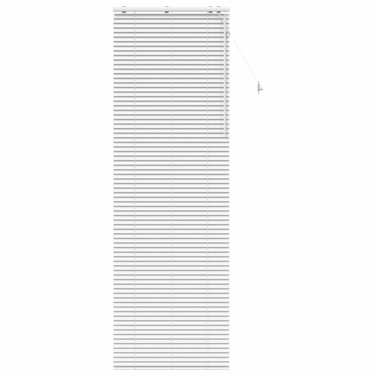 vidaXL Βενετσιάνικη Σκίαση Λευκό 70 x 250 εκ. 35 mm