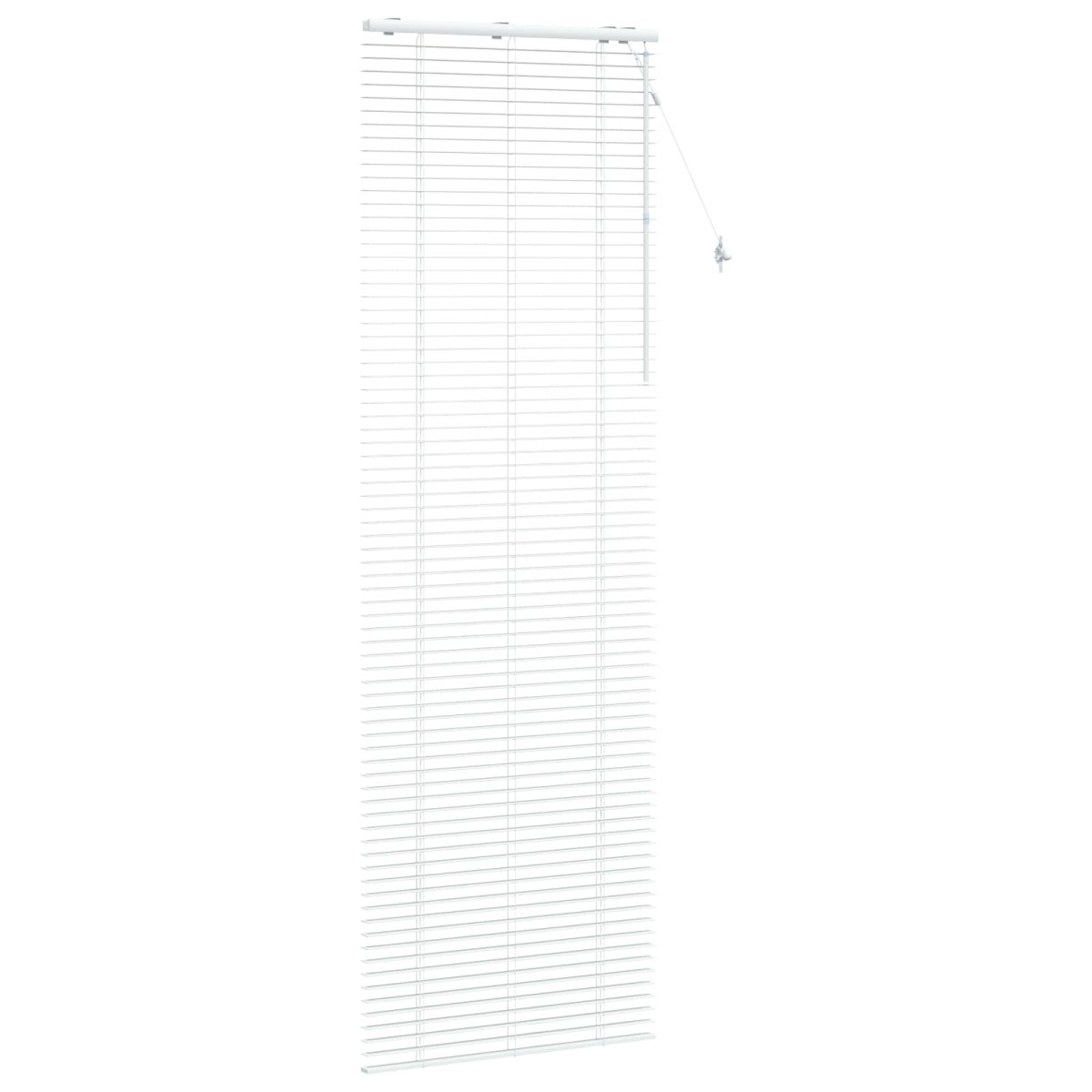vidaXL Βενετσιάνικη Σκίαση Λευκό 70 x 250 εκ. 35 mm