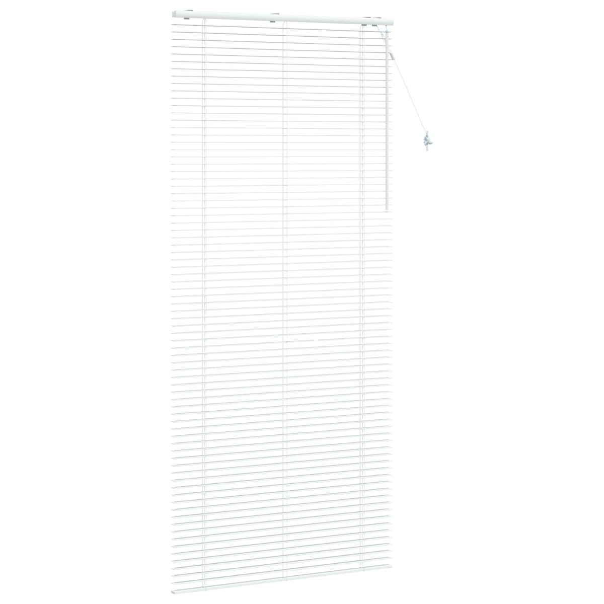 vidaXL Βενετσιάνικη Σκίαση Λευκό 115 x 250 εκ. 35 mm