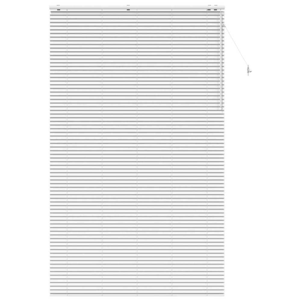 vidaXL Βενετσιάνικη Σκίαση Λευκό 145 x 250 cm 35 mm