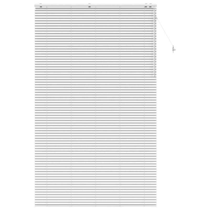 vidaXL Βενετσιάνικη Σκίαση Λευκό 145 x 250 cm 35 mm