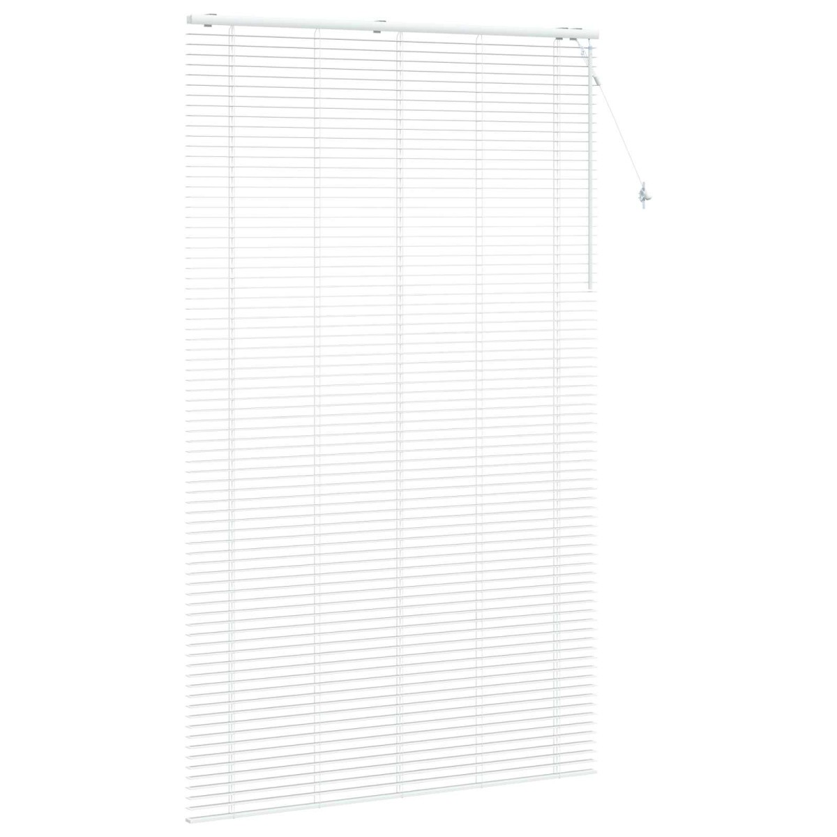 vidaXL Βενετσιάνικη Σκίαση Λευκό 145 x 250 cm 35 mm