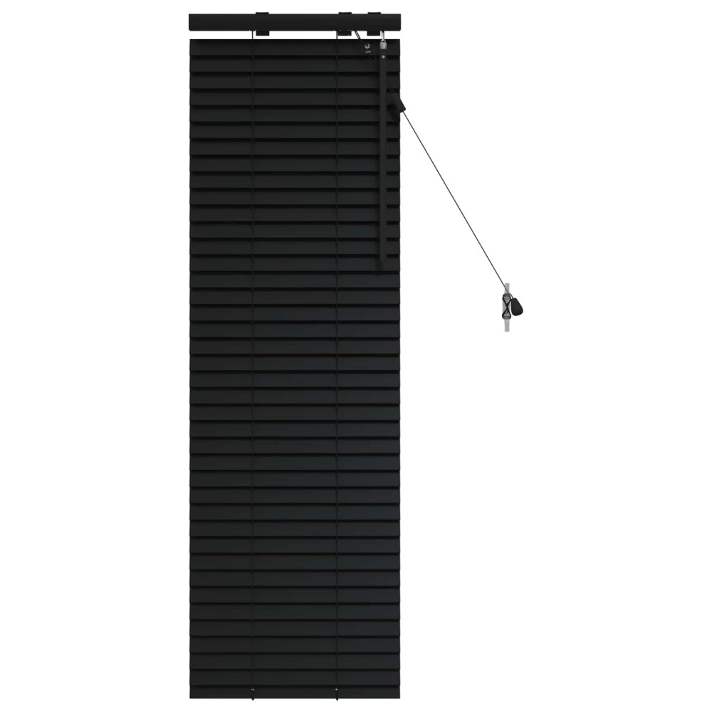 vidaXL Βενετσιάνικη Σκίαση Μαύρο 45 x 130 εκ 35 mm