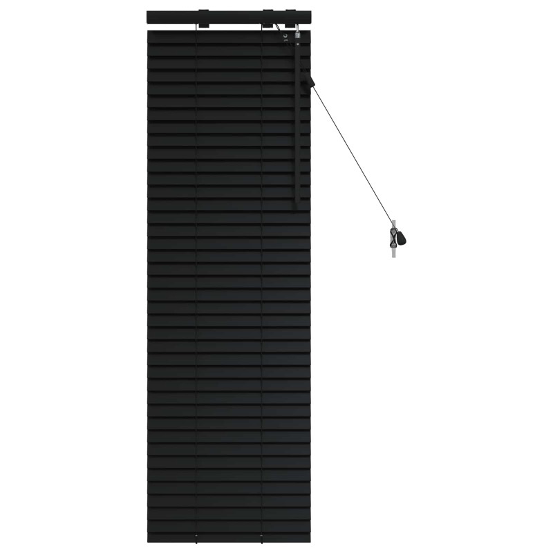 vidaXL Βενετσιάνικη Σκίαση Μαύρο 45 x 130 εκ 35 mm