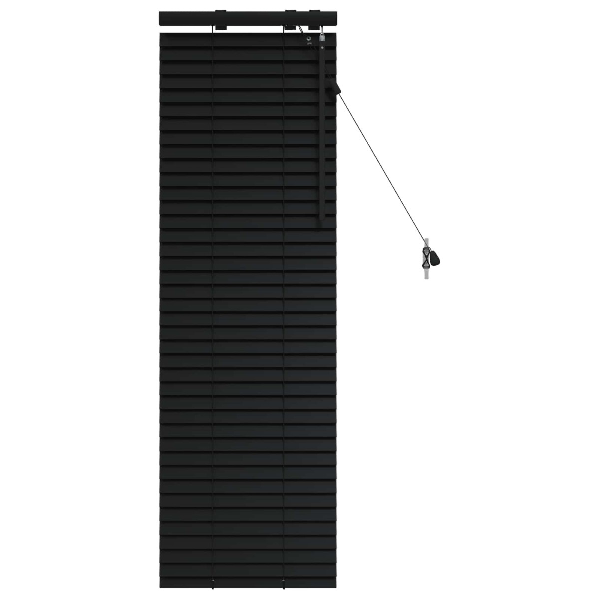 vidaXL Βενετσιάνικη Σκίαση Μαύρο 50 x 130 εκ 35 mm