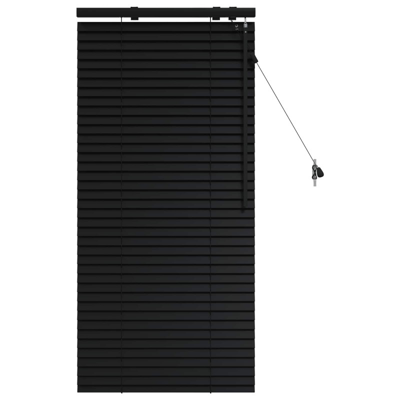 vidaXL Βενετσιάνικη Σκίαση Μαύρο 60 x 130 cm 35 mm