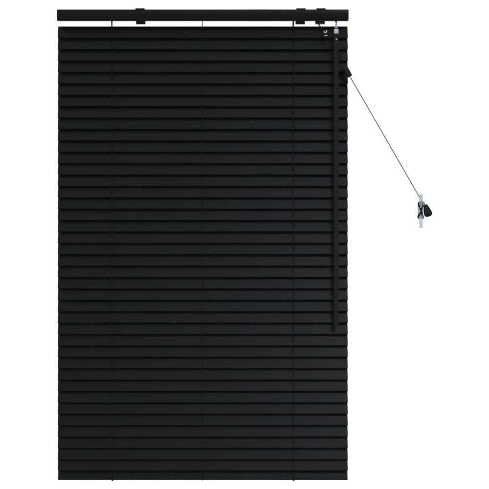 vidaXL Βενετσιάνικη Σκίαση Μαύρο 95 x 130 εκ 35 mm