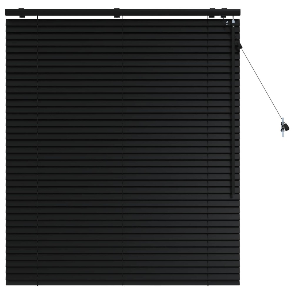 vidaXL Βενετσιάνικη Σκίαση Μαύρο 100 x 130 cm 35 mm