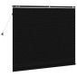 vidaXL Βενετσιάνικη Σκίαση Μαύρο 135 x 130 εκ 35 mm