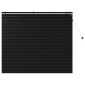 vidaXL Βενετσιάνικη Σκίαση Μαύρο 145 x 130 εκ 35 mm