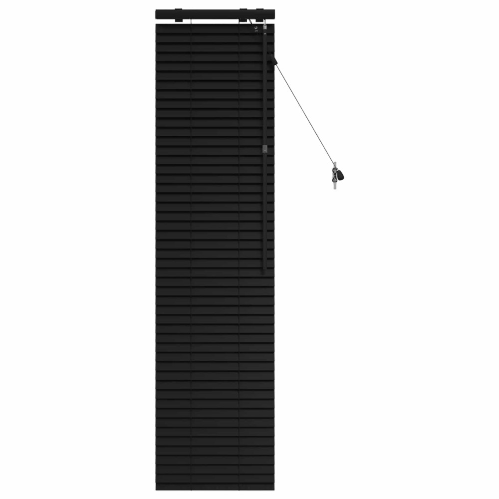 vidaXL Βενετσιάνικη Σκίαση Μαύρο 50 x 160 εκ. 35 mm