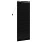vidaXL Βενετσιάνικη Σκίαση Μαύρο 55 x 160 εκ. 35 mm