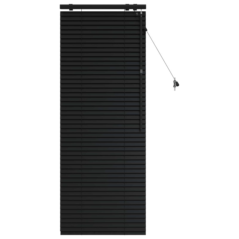 vidaXL Βενετσιάνικη Σκίαση Μαύρο 60 x 160 εκ. 35 mm