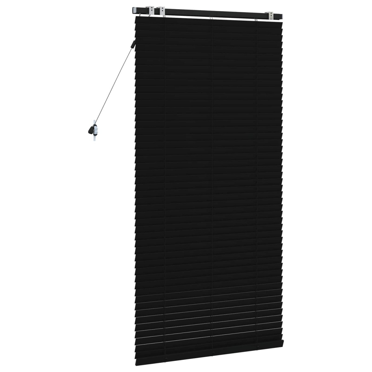vidaXL Βενετσιάνικη Σκίαση Μαύρο 85 x 160 εκ. 35 mm