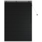 vidaXL Βενετσιάνικη Σκίαση Μαύρο 120 x 160 cm 35 mm