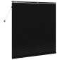 vidaXL Βενετσιάνικη Σκίαση Μαύρο 150 x 160 cm 35 mm