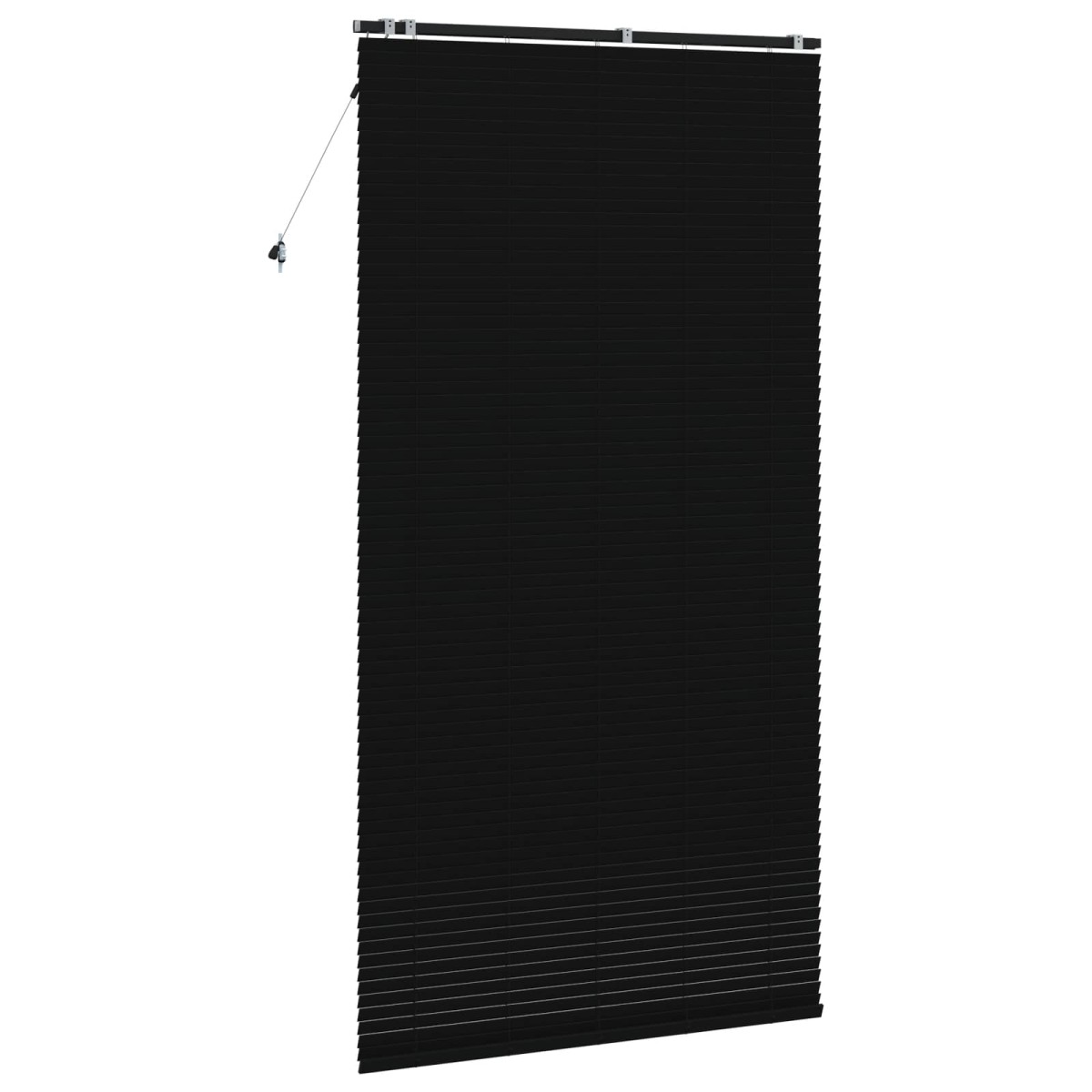 vidaXL Βενετσιάνικη Σκίαση Μαύρο 140 x 250 cm 35 mm