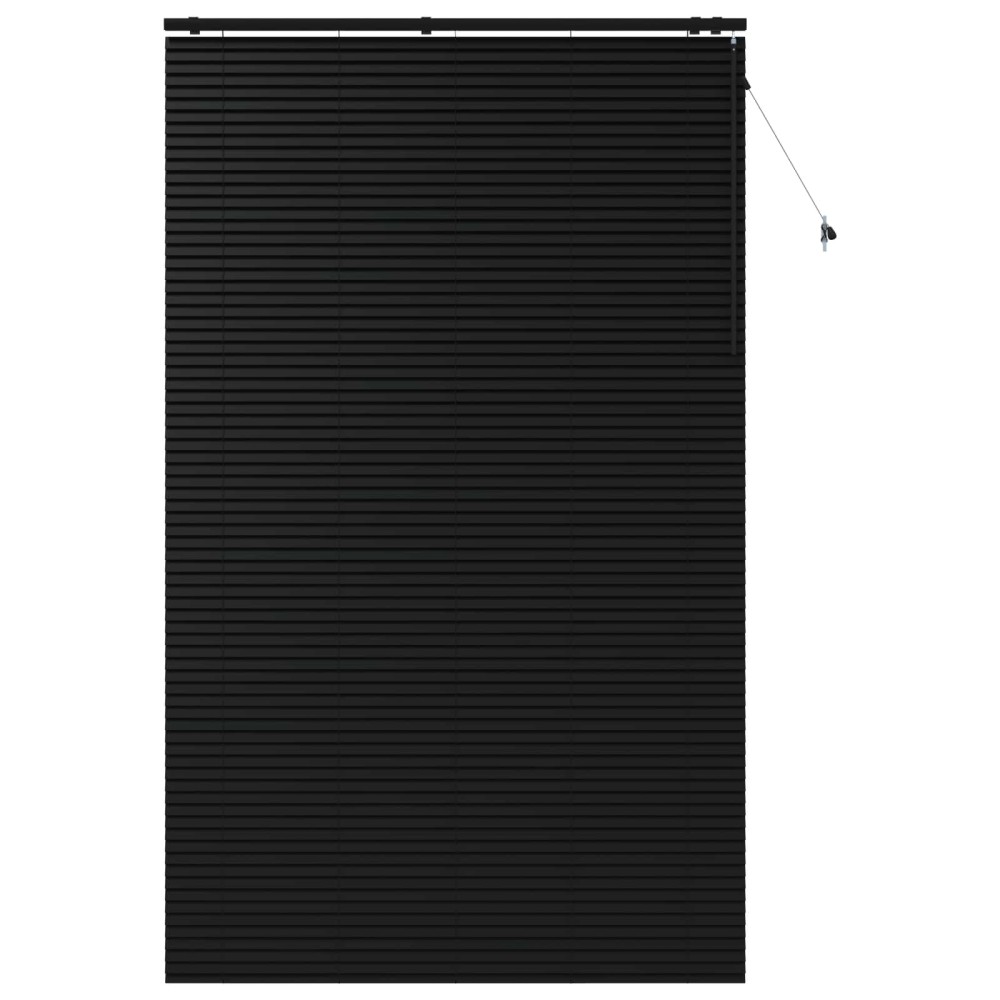 vidaXL Βενετσιάνικη Σκίαση Μαύρο 145 x 250 cm 35 mm
