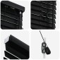 vidaXL Βενετσιάνικη Σκίαση Μαύρο 155 x 250 εκ. 35 mm