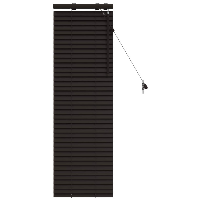 vidaXL Βενετσιάνικη Σκίαση Σκούρο Καφέ 40 x 130 εκ 35 mm
