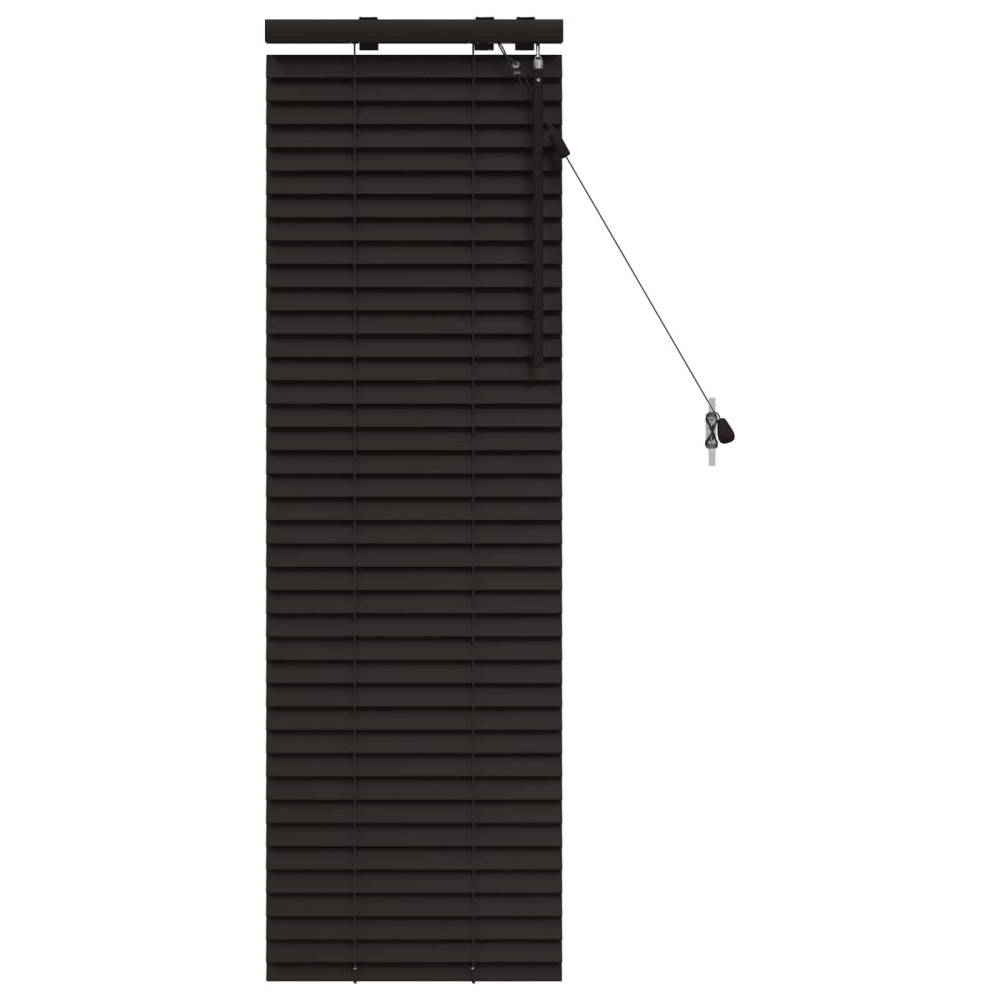 vidaXL Βενετσιάνικη Σκίαση Σκούρο Καφέ 50 x 130 εκ 35 mm