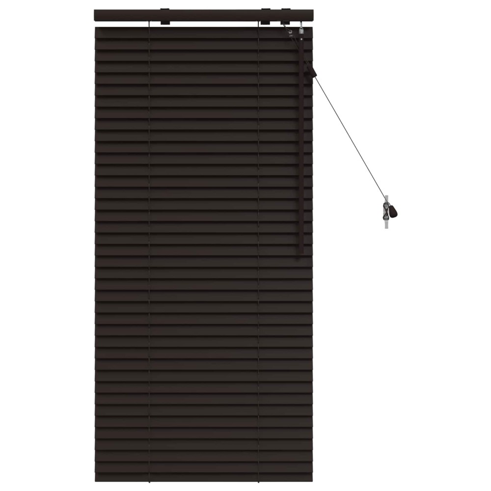 vidaXL Βενετσιάνικη Σκίαση Σκούρο Καφέ 60 x 130 cm 35 mm