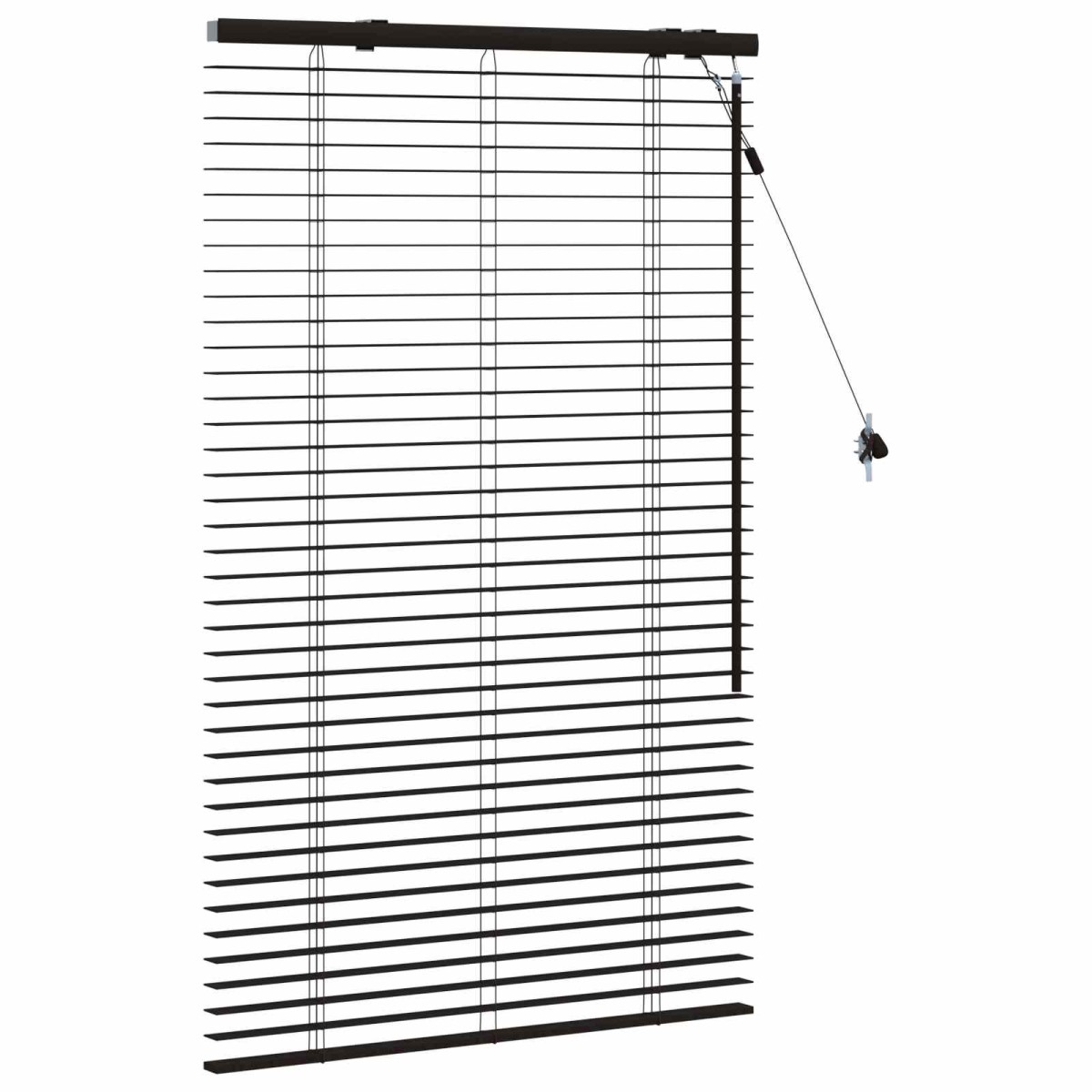 vidaXL Βενετσιάνικη Σκίαση Σκούρο Καφέ 85 x 130 εκ 35 mm