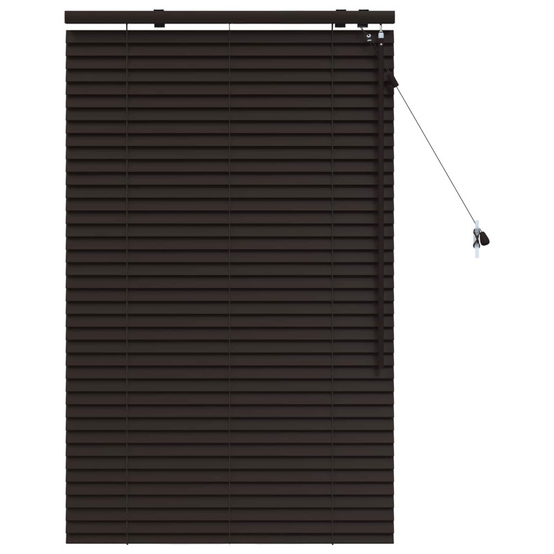 vidaXL Βενετσιάνικη Σκίαση Σκούρο Καφέ 90 x 130 εκ 35 mm