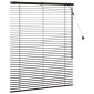 vidaXL Βενετσιάνικη Σκίαση Σκούρο Καφέ 100 x 130 cm 35 mm