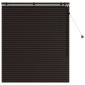 vidaXL Βενετσιάνικη Σκίαση Σκούρο Καφέ 115 x 130 εκ 35 mm