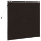 vidaXL Βενετσιάνικη Σκίαση Σκούρο Καφέ 140 x 130 εκ 35 mm